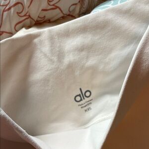 Alo White flare leggings